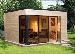 blokhutten moderne blokhut tuinhuis charissa chalet de jardin habitable abris de jardin design chalet de jardin