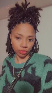 Augusta comb out sister locs