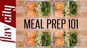 Baste the salmon with a mixture of honey, soy sauce, and crushed red pepper while cooking to add a sweet and spicy glaze. Meal Prep For Dummies How To Meal Prep Salmon Salmon Meal Prep Youtube