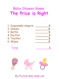 All too often you get free printable. Shower Baby Downloadable Free Printable Price Is Right Baby Shower Game Template