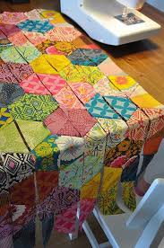 Bits And Pieces Quilt Shop Hannibal Mo Half Hexagons Quilt Hexagon Quilt Quilts Patchwork Quilts