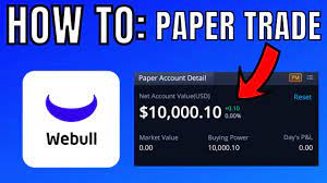 Only individual brokerage accounts (no iras) are permitted to trade cryptocurrency at apex crypto. How To Paper Trade On Webull For Free Webull Desktop 4 0 Paper Trading Youtube