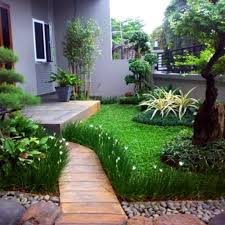 25 Contoh Taman Depan Rumah Minimalis Lahan Sempit Desain Lanskap Taman Indah Berkebun Di Kota