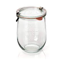 Styles of apothecary jar:€these jars are available in different styles. Weck Jars Weck Tulip Jars 1 Liter Sour Dough Starter Jars Large Glass Jars For Sourdough
