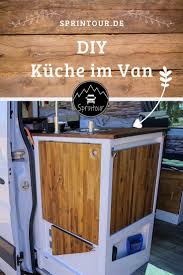 Eine Vielseitige Wohnmobil Kuche Kastenwagen In Wohnmobil Umbau Wohnmobil Umbau Camper Umbau