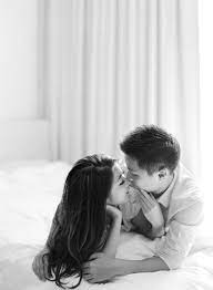 Casual Indoor Engagement Shoot Pre Wedding Poses Korean Wedding Photography Wedding Photo Studio