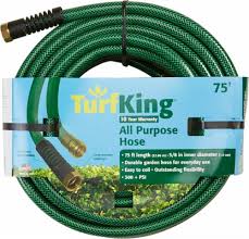 How do you measure the size of a hose? Turfking All Purpose Garden Hose Green 75 Ft Fred Meyer