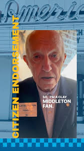 “I would trust Clay Middleton with the most difficult and dangerous of  tasks.” , Thank you for the vote of confidence and your support at the  polls. I am honored, sir.