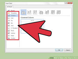 how to make a bar chart in word with pictures wikihow