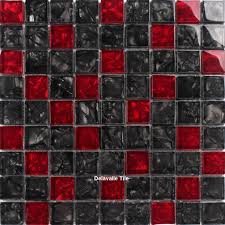 While the white teapots and jug contrast with the mantel. 30mm Luxury Black Red Crystal Glass Mosaic For Bathroom Shower Tiles Wall Mosaic Kitchen Backsplash Free Shipping 11pcs Wall Stickers Aliexpress
