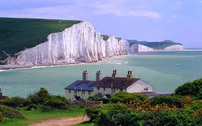 Seven Sisters Cliffs Near Seaford Town East Sussex England Wallpapers Hd Wallpapers 48719 White Cliffs Of Dover Dover England Places Around The World