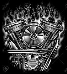 The full hand tattoo, finger tattoos, the clock reminder hand tattoo can also be one of the best because it is personal. V Twin Illustration Google Search Biker Art Harley Davidson Pictures Motor Tattoo