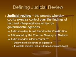 It is recognized that judicial review is concerned with the legality of the action, and not the merits of the case; Judicial Review