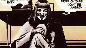 Evey hammond (natalie portman) e v (hugo weaving) in una scena del film. V Per Vendetta 7 Curiosita Sul Film La Settima Arte