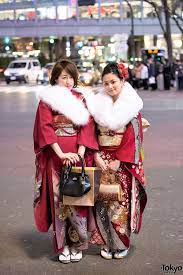 Coming Of Age Day In Japan 2015 150 Kimono Pictures Coming Of Age Day Japanese Outfits Japan Fashion