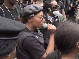 However her party said they are still concerned for her safety. Black Lives Matter Aktivistin Nach Schuss In Lebensgefahr Politik
