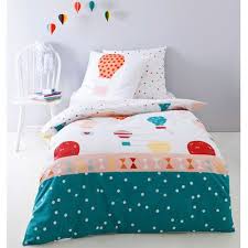 Housse De Couette Coton Reversible Montgolfieres 3suisses Parure De Lit Enfant Housse De Couette Enfant Housse De Couette