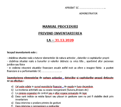 Certificatul de căsătorie cu persoana decedată sau să solicită eliberarea duplicat certificat de casatorie la osc; Manual Proceduri Inventariere La 31 12 2020 Gratuit Editabil Document Obligatoriu In Procesul Inventarierii Anuale Cabinetexpert Ro Blog Contabilitate