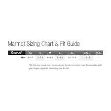 marmot glove sizing images gloves and descriptions