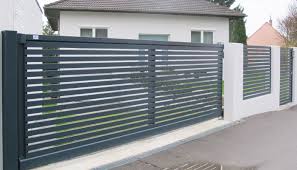 Brix Frontline Alu Zaun Tor Horizontale Profile Brix Zaune Tore Aus Aluminium In 2020 Zaun Zaune Und Tore Und Alu Zaun