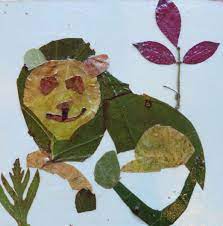 Pressed Leaf Collage Expressive Art Classes With Judith Bird Art Expressive Art Art Bird Art