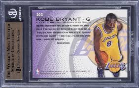 1996 skybox premium basketball #203 kobe bryant rookie card graded psa 10 lakers. Lot Detail 1996 97 Fleer 203 Kobe Bryant Rookie Card Bgs Gem Mint 9 5