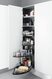 Tall Units Corner Base Unit With Shaped Baskets Designer Kitchen Organiz Tall Kitchen Cabinets Corner Larder Cupboard Kitchen Island With Butcher Block Top