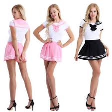 Build your custom scrolller gallery by picking your favourites. Adult Sexy Women S Romper Pajamas Diaper Lovers Cosplay Striped Collar Skirt Set Ebay