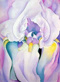 Georgia o'keeffe poster, blue flower, georgia okeeffe art print, floral flowers wall art decor, housewarming birthday gift, a1/a2/a3/a4. Artdependence The Symbolism Of Flowers In The Art Of Georgia O Keeffe