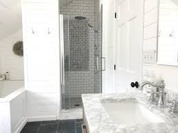 Bathroom tiles are an easy way to update your bathroom without completely renovating the whole room. Diy Elegant Farmhouse Master Bathroom Shower Tile Floor Ideas Lehman Lane