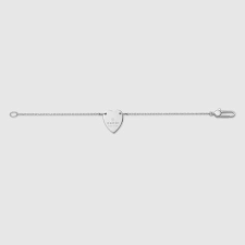 The gucci brand consists of the interlocked double gs and the gucci wordmark same as toy story gucci font detail. 925 Sterling Silver Bracelet With Gucci Trademark Heart Gucci Us