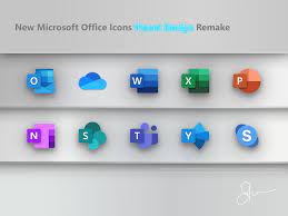 New Microsoft Office Icons Remake Office Icon Microsoft Icons Microsoft Office
