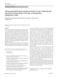 Other factors also need to be. Pdf Ultrasound Guided Intra Articular Ketorolac Versus Corticosteroid Injection In Osteoarthritis Of The Hip A Retrospective Comparative Study