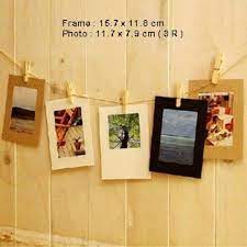 Bahan ( fiber emas ) rp. Frame Foto Gantung 5r Bingkai Foto Unik Shopee Indonesia