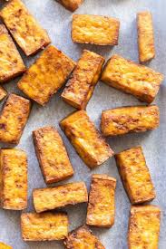 An extra firm variety of tofu with the least amount of moisture of all fresh tofus. Crispy Baked Tofu Keto And Vegan The Big Man S World