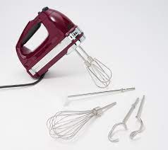 Attachments and accessories that attach to the with other attachment, it might make sense to know how compatible your mixer is. Kitchenaid 9 Speed Digital Hand Mixer W Wire Whisk Blender Rod Qvc Com