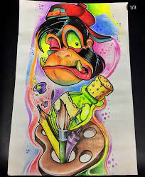 Dibujos A Color Full Color Tattoo Drawing Draw Drawer Draws Drawing Pencile Instadraw Art Doodle Art Designs Graffiti Drawing Graffiti Characters