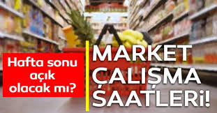 .başlayan sokağa çıkma kısıtlamasında başlıca marketlerin bi̇m, şok, a 101, mi̇gros, carefour belirli bir saat kadar açık kalmasına müsade edilmişti. Hafta Sonu Marketler Acik Mi Marketler Saat Kaca Kadar Acik