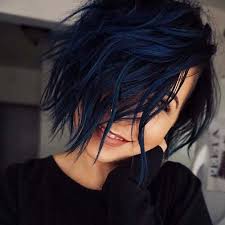 Blue hair does not naturally occur in human hair pigmentation, although the hair of some animals (such as dog coats) is described as blue. 43 Beautiful Blue Black Hair Color Ideas To Copy Asap Stayglam