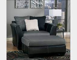 Great Fabric Cushion Masoli Cobblestone Oversized Chairs With Ottoman And Faux Leathe Leather Chair Living Room Oversized Chair And Ottoman Living Room Leather