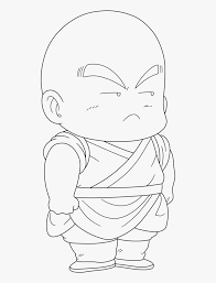 His hit series dragon ball (published in the u.s. Krillin Line Art Drawing Dragon Ball Dragon Ball Z Krillin Drawing Hd Png Download Transparent Png Image Pngitem