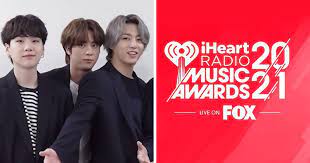 At thursday night's (may 27) iheartradio music awards, the weeknd came in as the top nominee and left with three prizes, including song of the year for blinding lights and. Bts Reacts To Being Nominated For The 2021 Iheartradio Music Awards Koreaboo