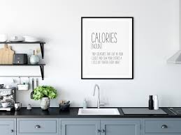 Accent your home with simple touches that can bring out the most in your space. Calories Definition Poster Kitchen Printable Wall Art Kitchen Home Decor Print Art Print Studio