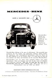 1959 Mercedes Benz 220s W180 Ponton Aussie Original Magazine Advertisement Mercedes Benz Mercedes Benz Cars Benz