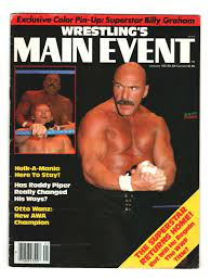 January 1983 Wrestlings Main Event Magazine – Billy Graham Cover A667 |  eBay