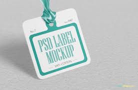 The product on this mockup. Free Cloth Tag Mockup Psd Zippypixels