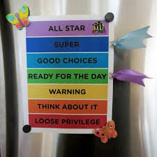 Free Behavior Clip Chart For Home Print On Standard 8 5x11