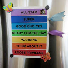 free behavior clip chart for home print on standard 8 5x11