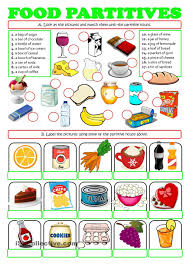 Food Partitives A Box Of A Bunch Of Uncountable Nouns Teachers Aide Nouns