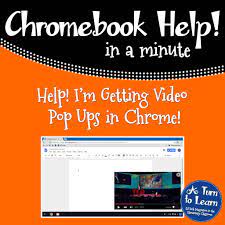 Help Fix My Chromebook I M Getting Video Pop Ups A Turn To Learn Chromebook Technology Tutorials Microsoft Word Lessons